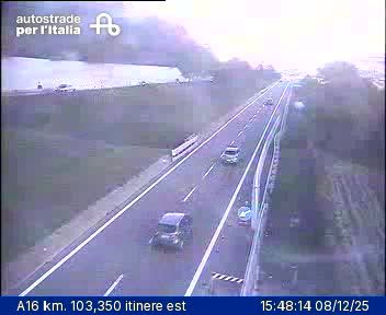 Vallata: A16 km. 103,350 itinere est