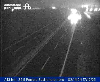 Poggio Renatico: A13 km. 32,5 Ferrara Sud itinere nord