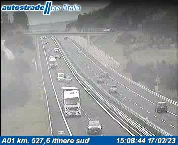 Fiano Romano: A01 km. 527,6 itinere sud