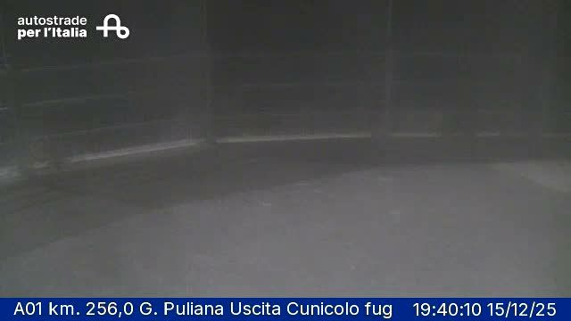 Barberino di Mugello: A01 km. 256,0 G. Puliana Uscita Cunicolo fuga