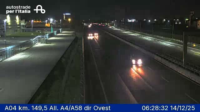 Cavenago di Brianza: A04 km. 149,5 All. A4/A58 dir Ovest