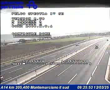 Montemarciano: A14 km 205,400 - it sud