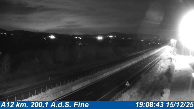 Rosignano Marittimo: A12 km. 200,1 A.d.S. Fine