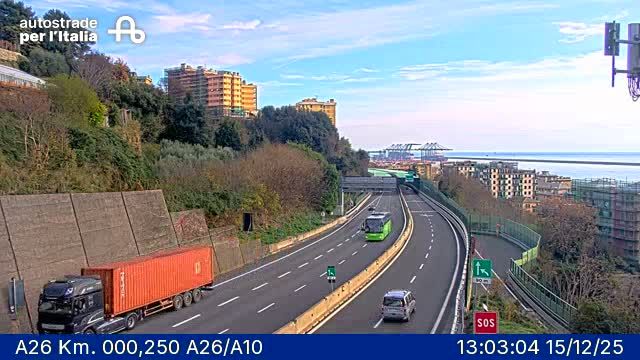 Genoa: Ponente: A26 Km. 000,250 A26/A10