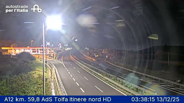 Civitavecchia: A12 km. 59,8 AdS Tolfa itinere nord HD