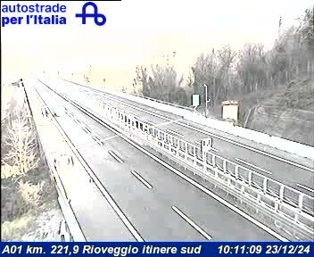 Monzuno: A01 km. 221,9 Rioveggio itinere sud