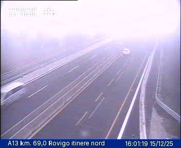 Rovigo: A13 km. 69,0 - itinere nord