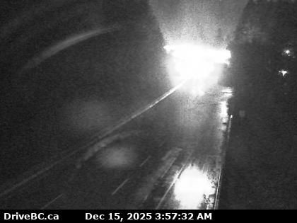 Lantzville › North: Highway 19 near McKercher Road in - looking northbound