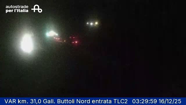 Barberino di Mugello: VAR km. 31,0 Gall. Buttoli Nord entrata TLC2