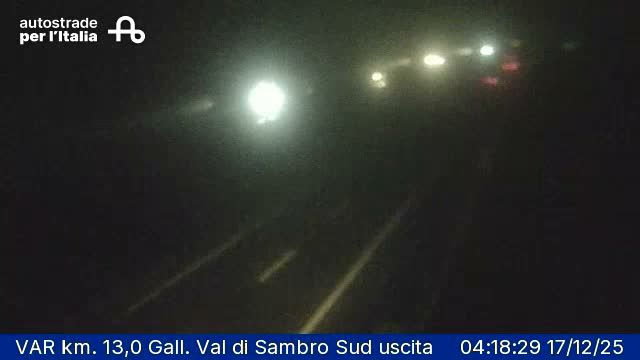 Castiglione dei Pepoli: VAR km. 13,0 Gall. Val di Sambro Sud uscita