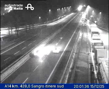 Villalfonsina: A14 km. 428,0 Sangro itinere sud