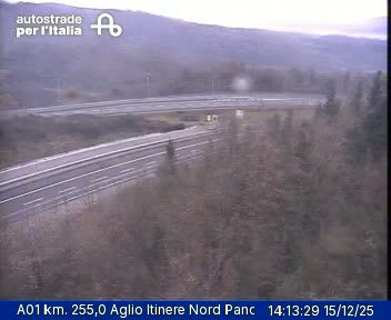 Barberino di Mugello: A01 km. 255,0 Aglio Itinere Nord Panoramica