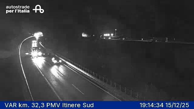 Barberino di Mugello: Puliana: VAR km. 32,3 PMV Itinere Sud