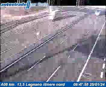 Uboldo: A08 km. 13,5 Legnano itinere nord
