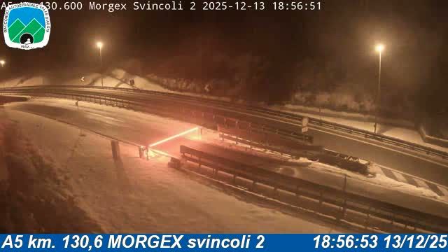 La Salle: A5 km. 130,6 MORGEX svincoli 2