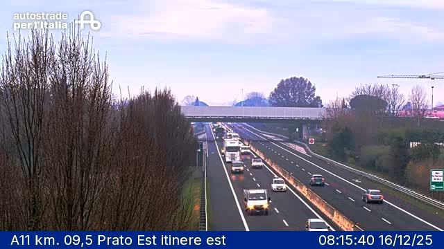 Prato: Mezzana: A11 km. 09,5 Prato Est itinere est