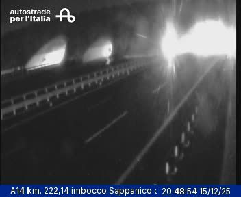Ancona: A14 km. 222,14 imbocco Sappanico dx