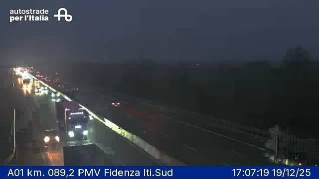 Fidenza: A01 km. 089,2 PMV - Iti.Sud