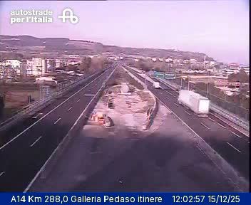 Pedaso: A14 Km 288,0 Galleria - itinere Sud