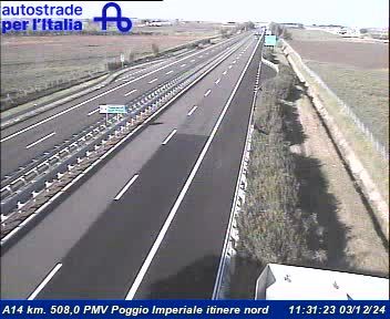 Poggio Imperiale: A14 km. 508,0 PMV - itinere nord