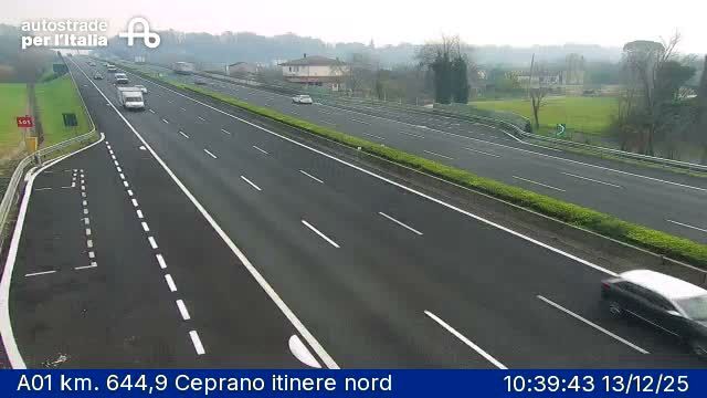 Ceprano: A01 km. 644,9 - itinere nord