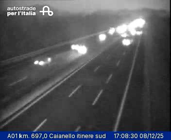 Marzano Appio: A01 km. 697,0 Caianello itinere sud