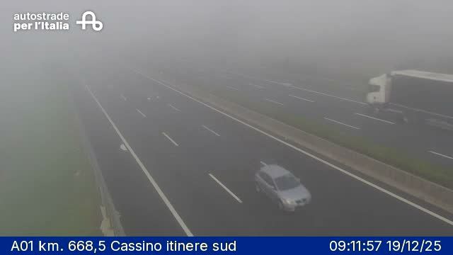 Cassino: A01 km. 668,5 - itinere sud