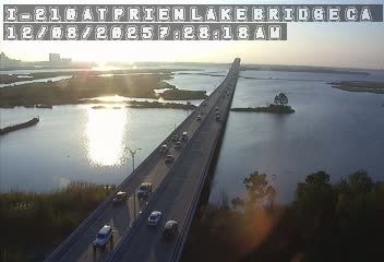 Rose Bluff: I-210 at Prien Lake Bridge