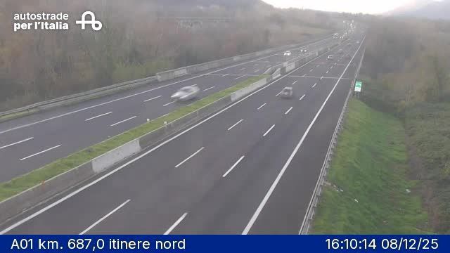 Mignano Monte Lungo: A01 km. 687,0 itinere nord