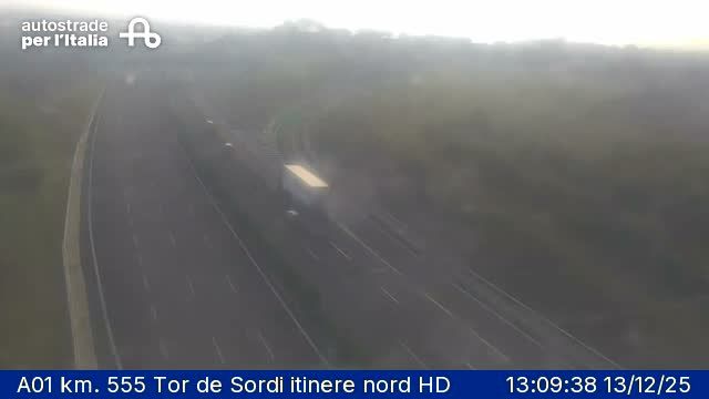 Guidonia Montecelio: A01 km. 555 Tor de Sordi itinere nord HD