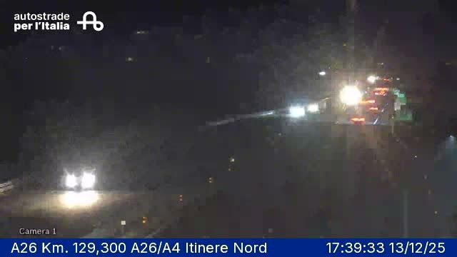 Vicolungo: A26 Km. 129,300 A26/A4 Itinere Nord