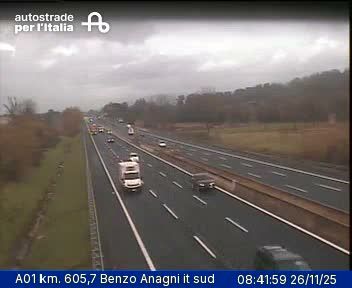 Anagni: A01 km. 605,7 Benzo - it sud