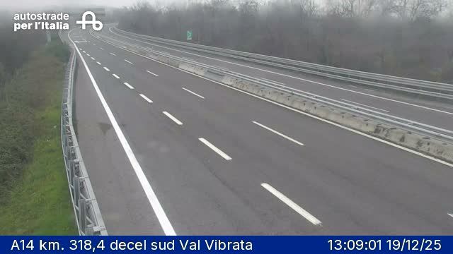 Colonnella: A14 km. 318,4 decel sud Val Vibrata