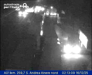 Barberino di Mugello: A01 km. 259,7 S. Andrea itinere nord