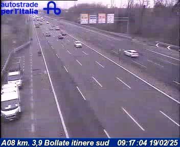 Arese: A08 km. 3,9 Bollate itinere sud