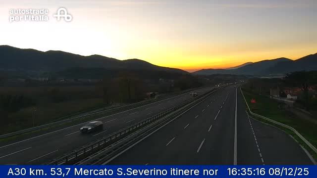 Fisciano: A30 km. 53,7 Mercato S.Severino itinere nord