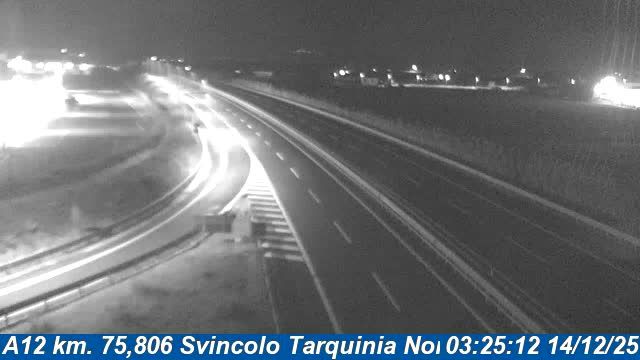 Tarquinia: A12 km. 75,806 Svincolo - Nord