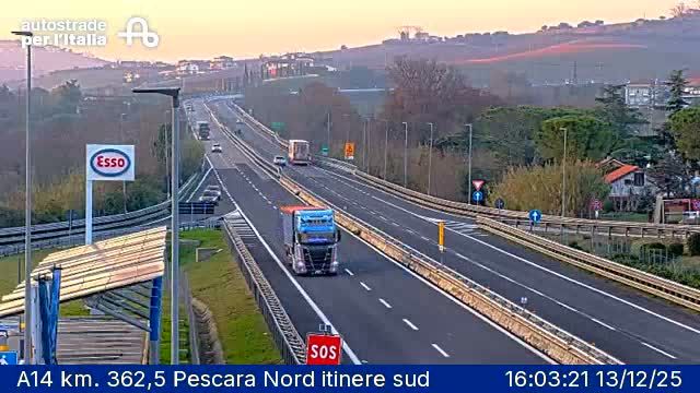 Silvi: A14 km. 362,5 Pescara Nord itinere sud