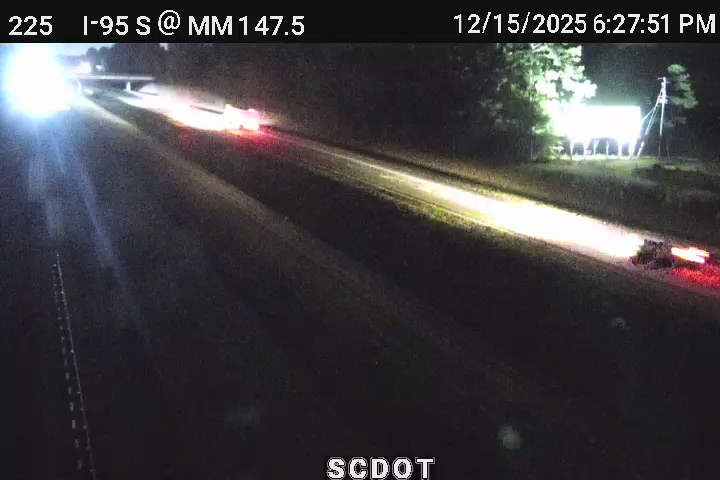 Sardis: I-95 S @ MM 147.5