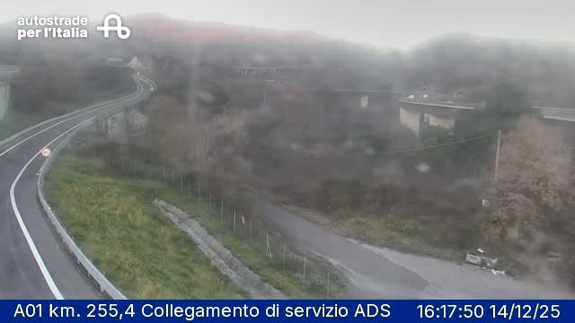 Barberino di Mugello: A01 km. 255,4 Collegamento di servizio ADS Aglio
