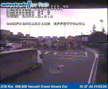 Vercelli: D36 Km. 008,600 - Ovest Itinere Est