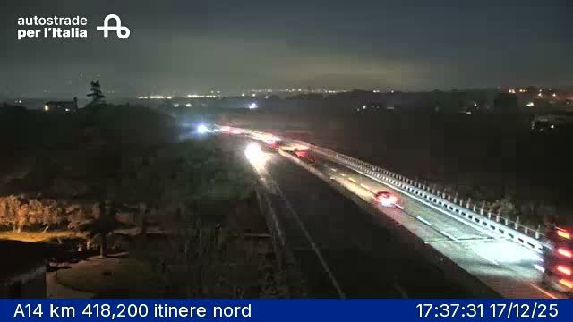 Fossacesia: A14 km 418,200 itinere nord