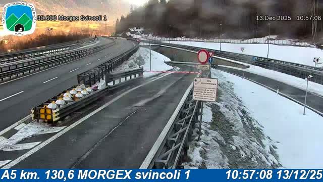 La Salle: A5 km. 130,6 MORGEX svincoli 1