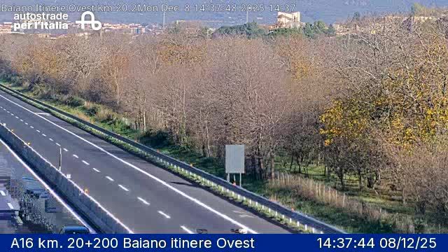 Casamarciano: A16 km. 20+200 Baiano itinere Ovest