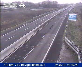 Rovigo: A13 km. 71,0 - itinere sud