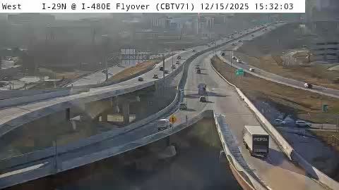 Council Bluffs: CB - I-29N @ I-480E Flyover (71)