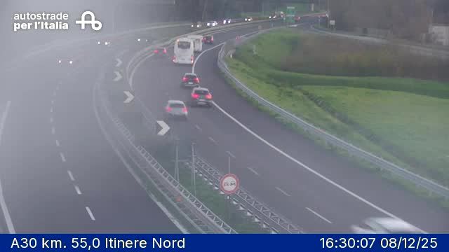 Fisciano: A30 km. 55,0 Itinere Nord