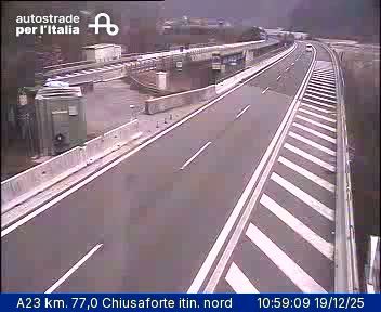 Chiusaforte: A23 km. 77,0 - itin. nord