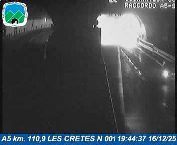 Gressan: A5 km. 110,9 LES CRETES N 001