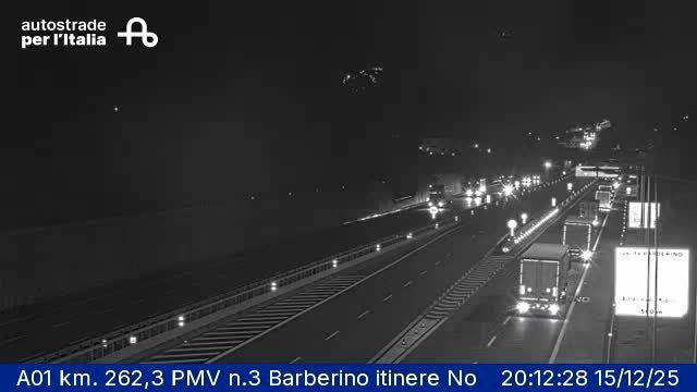 Barberino di Mugello: A01 km. 262,3 PMV n.3 Barberino itinere Nord